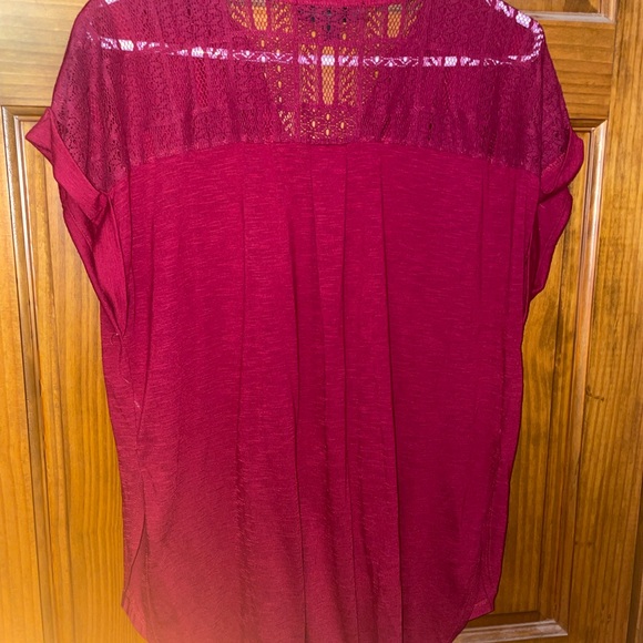Almost Famous Women's Burgundy Blouse - Picture 3 of 3